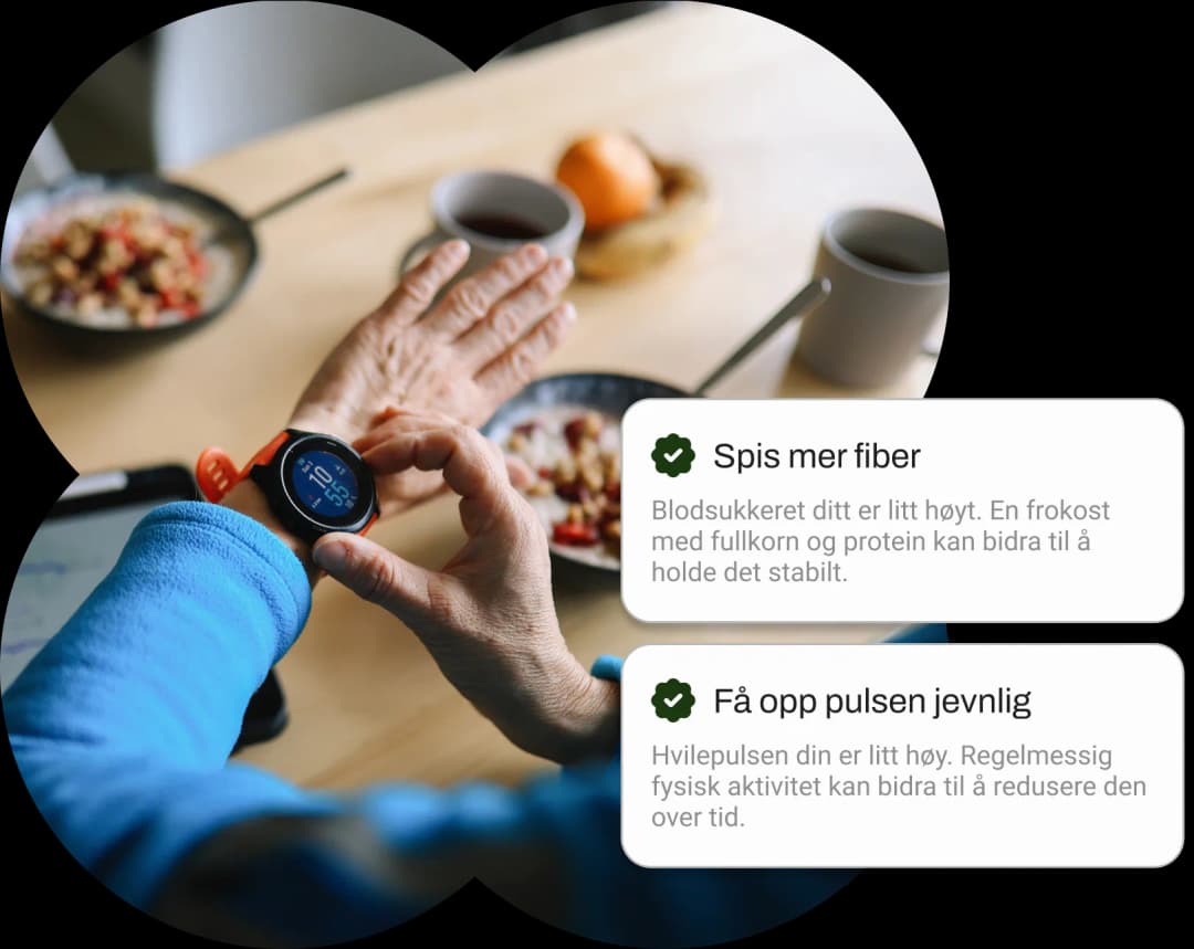 Få skreddersydde råd og anbefalinger fra lege