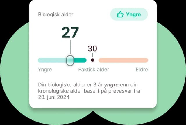 Utregning av din biologiske alder