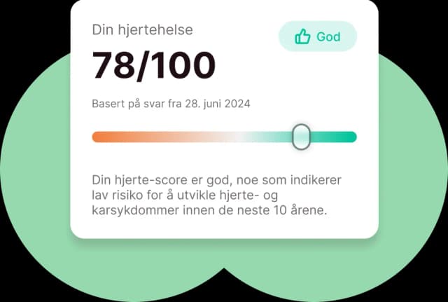 Utregning av din hjertehelsestatus