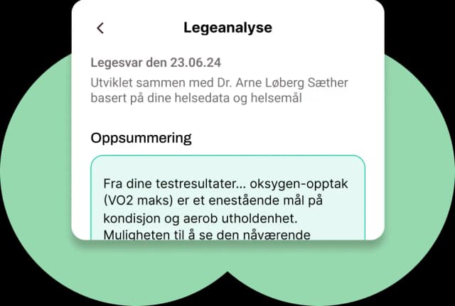 Analyse av din helse fra lege